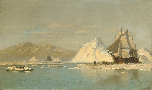 William Bradford, Off Greenland—Whaler Seeking Open Water