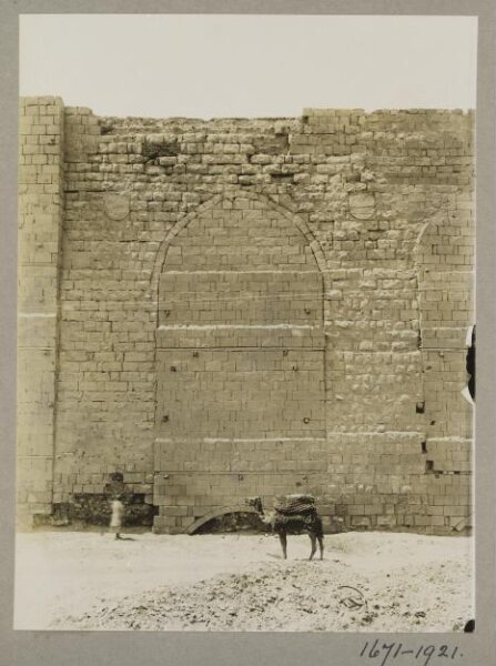 K.A.C. Creswell, Section near the west end of the aqueduct of Mamluk Sultan Qansuh al-Ghawri, Cairo