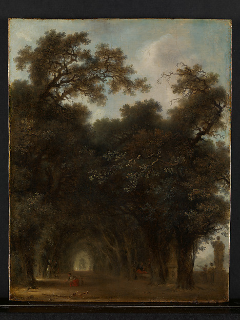 Jean Honoré Fragonard, A Shaded Avenue