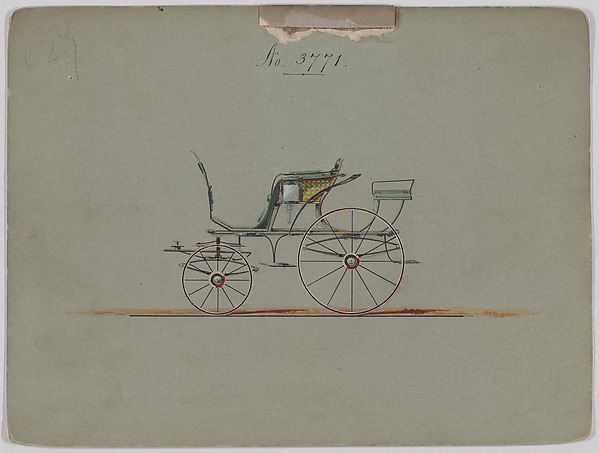 Brewster & Co., Design for Pony Phaeton, no. 3771