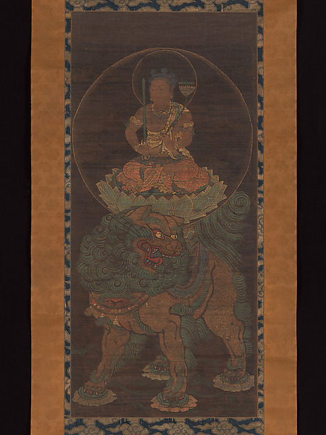 Unidentified, The Bodhisattva Monju (Manjushri) with Five Topknots