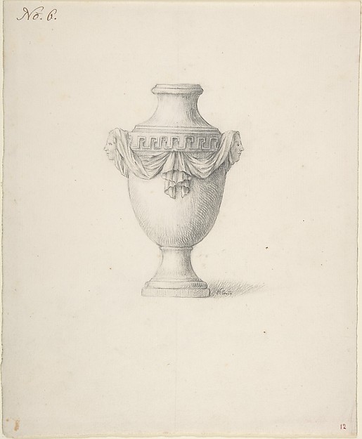 Anonymous, French, 18th century, Design for an Urn