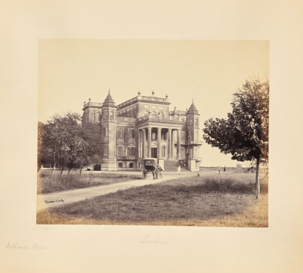 Samuel Bourne, Lucknow; The Dilkusha Palace