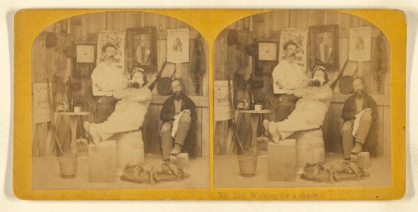 Benjamin West Kilburn, Waiting for a shave.