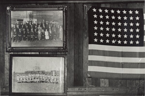 Dorothea Lange, Interior View of Japanese-American Citizens League Headquarters, Centerville, California