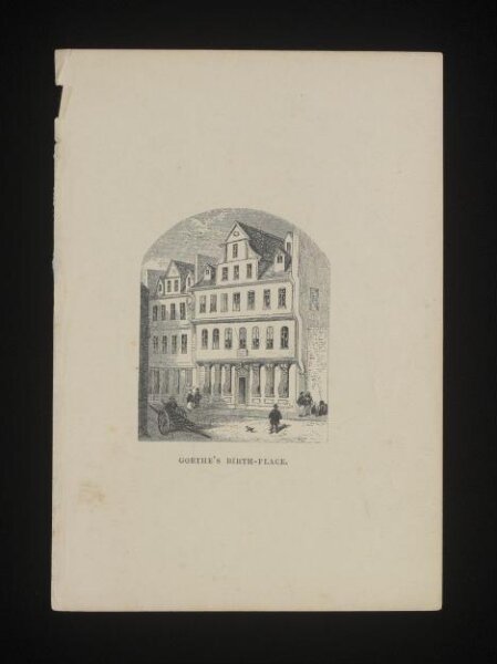 unknown, Goethe's Birth Place