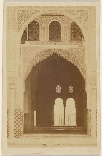 Unknown, [Interior of archways, the Alhambra]