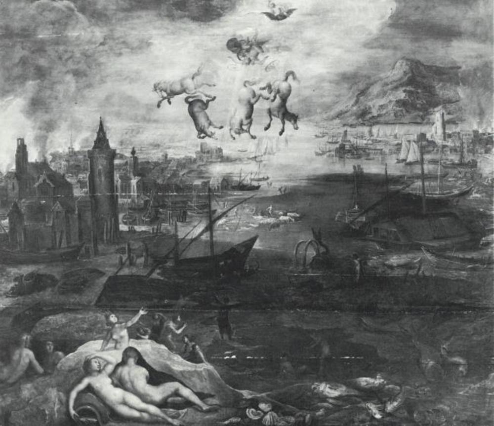 Joos de Momper the Younger, Landscape with the Fall of Phaeton