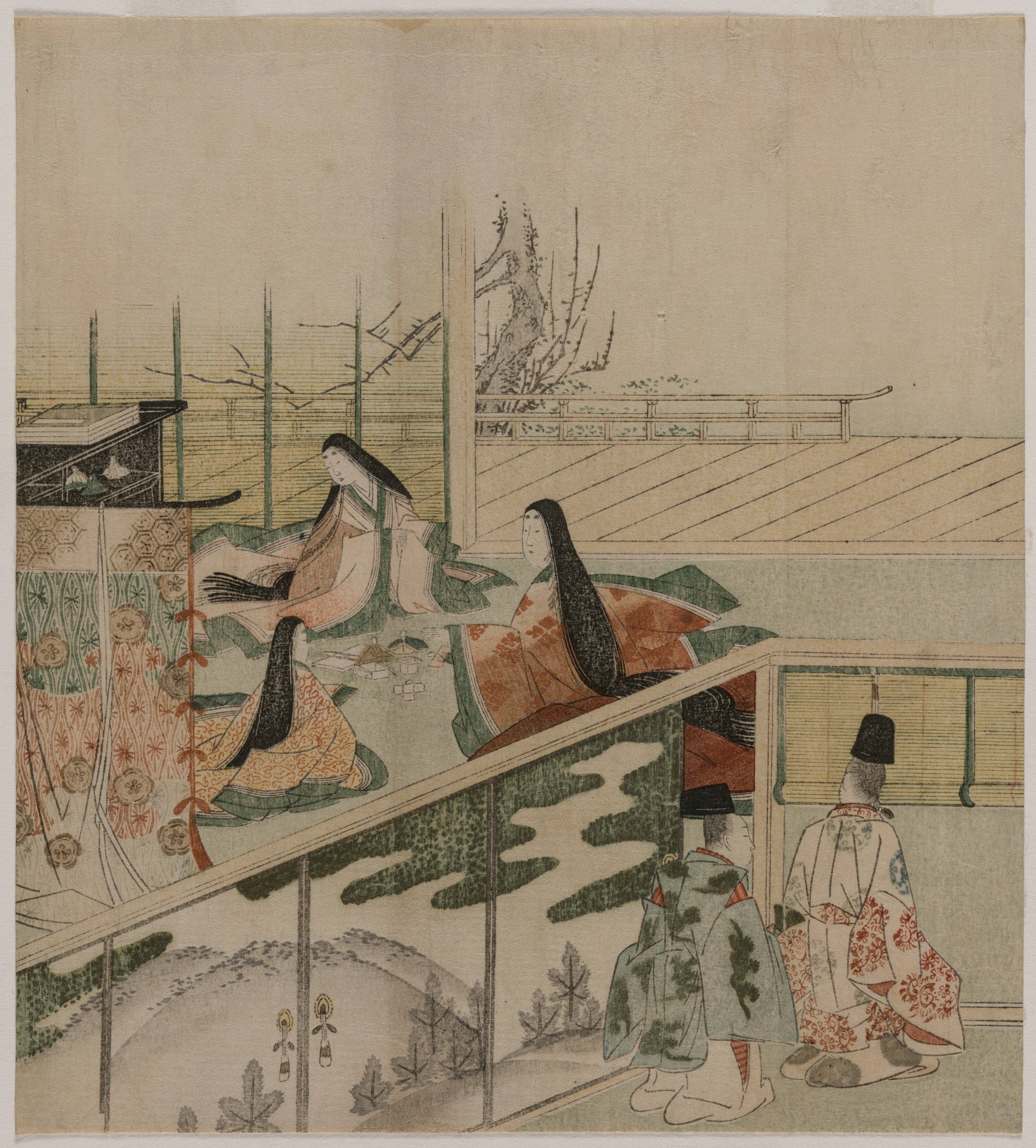Kubo Shunman, Court Ladies Making Dolls