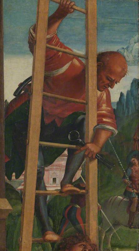 Luca Signorelli, Man on a Ladder