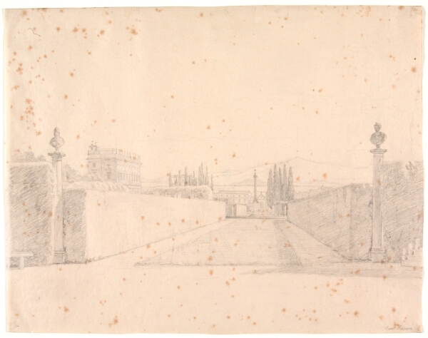 Constantin Hansen, Parti fra Villa Albanis have