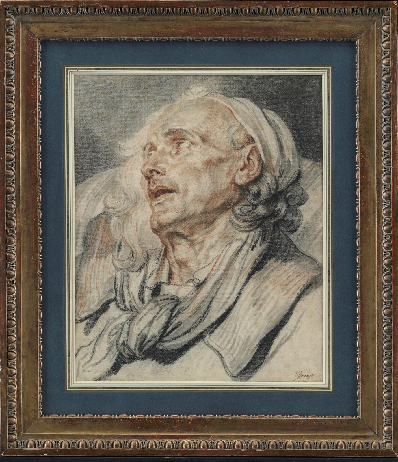 Jean-Baptiste Greuze, Studie til den lammes hoved