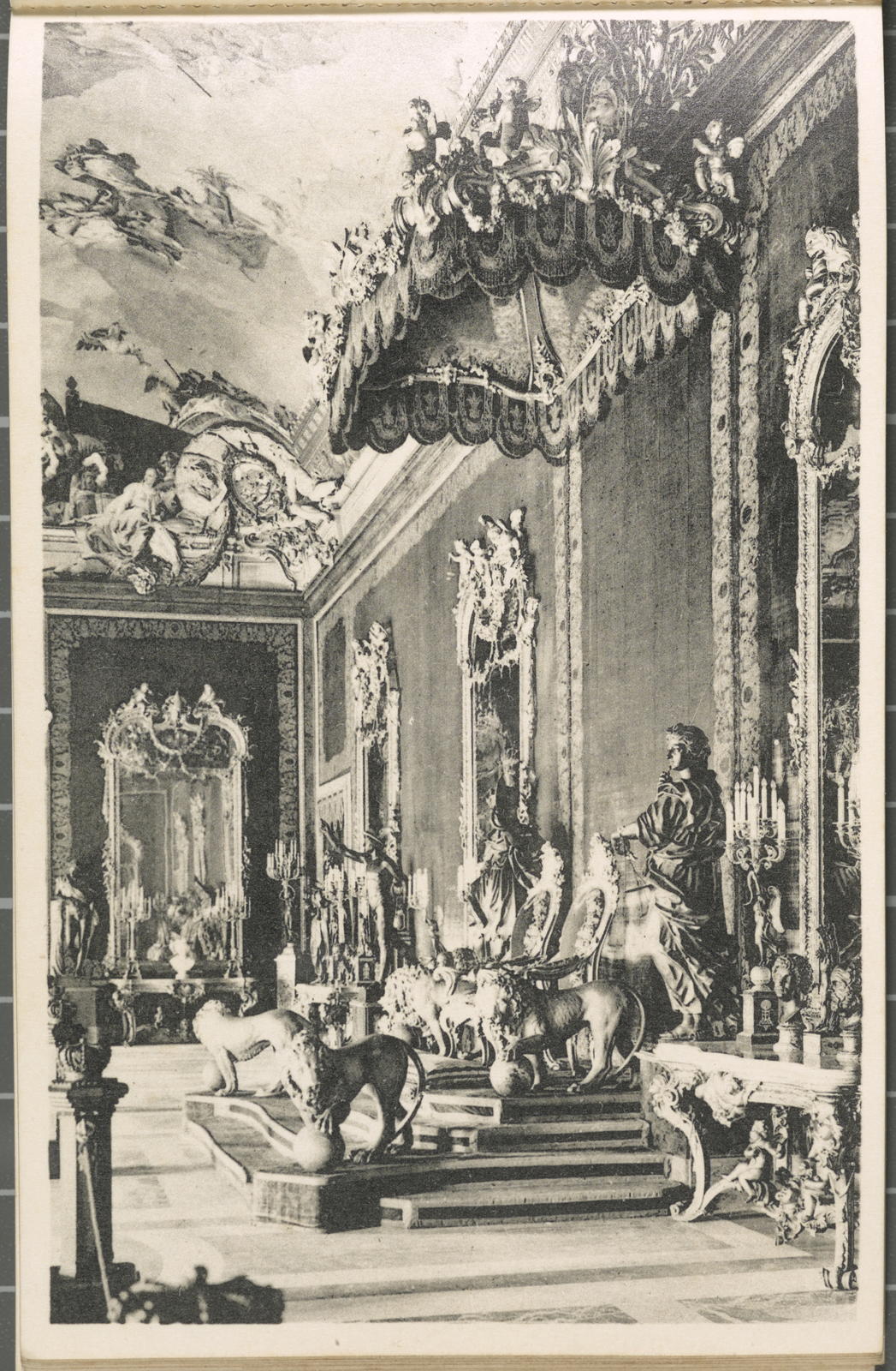 Desconegut, Palacio Nacional. Madrid.12. Salón del Trono (detalle)