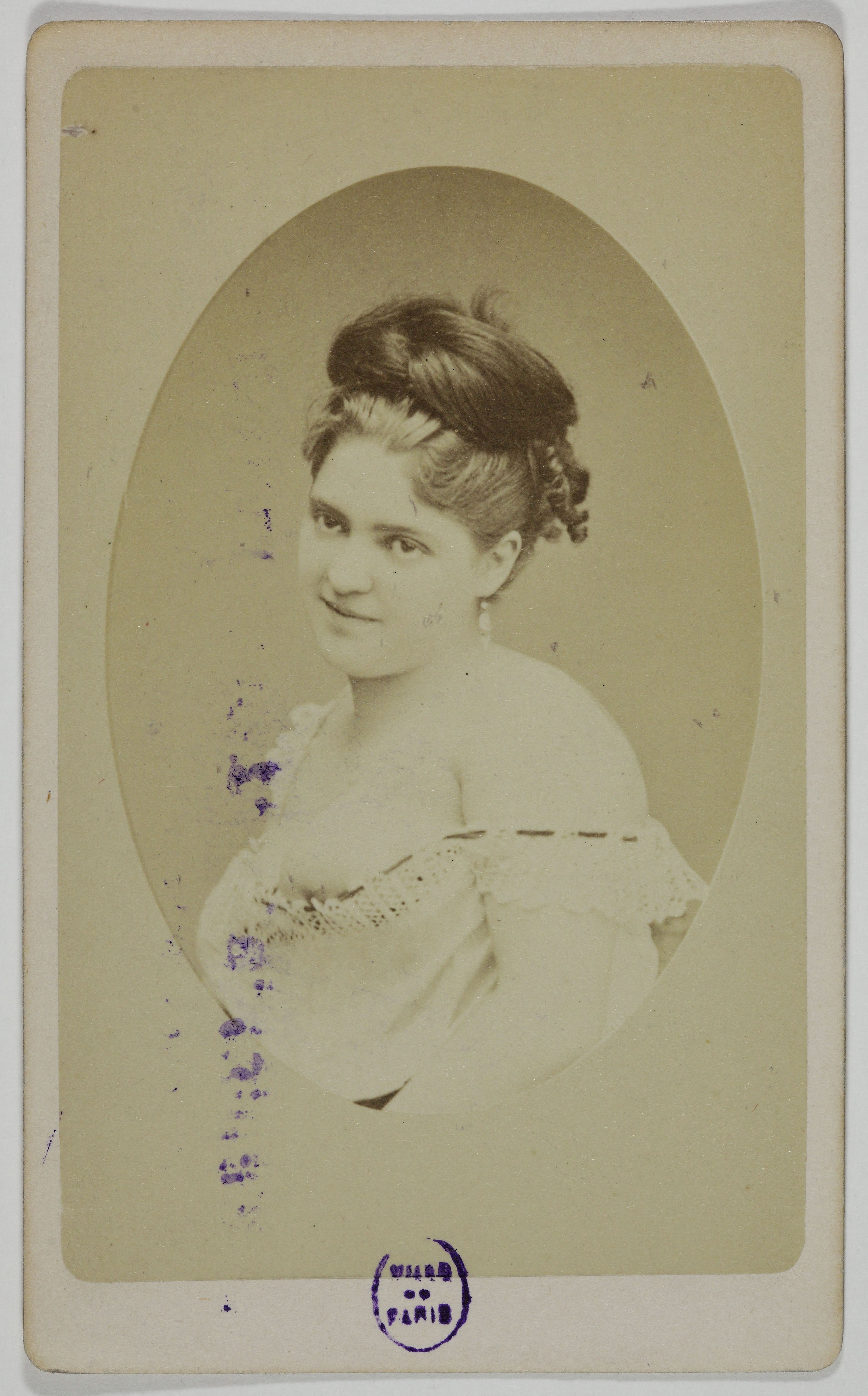 Anonyme, Portrait d'Alfortville, (Blanche, d'), (comédienne)