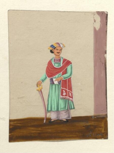 Unknown, One of seventeen paintings of occupations, especially domestic servants.