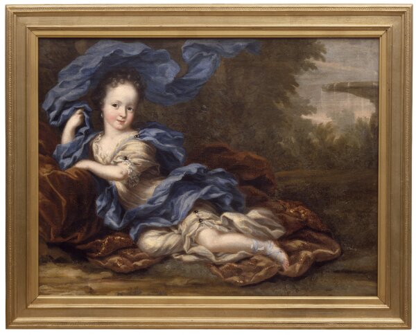 David Klöcker Ehrenstrahl (Attributed to), Hedvig Sofia, 1681-1708, prinsessa av Sverige, hertiginna av Holstein-Gottorp