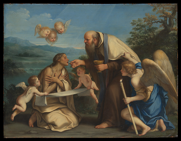 Marcantonio Franceschini, The Last Communion of Saint Mary of Egypt