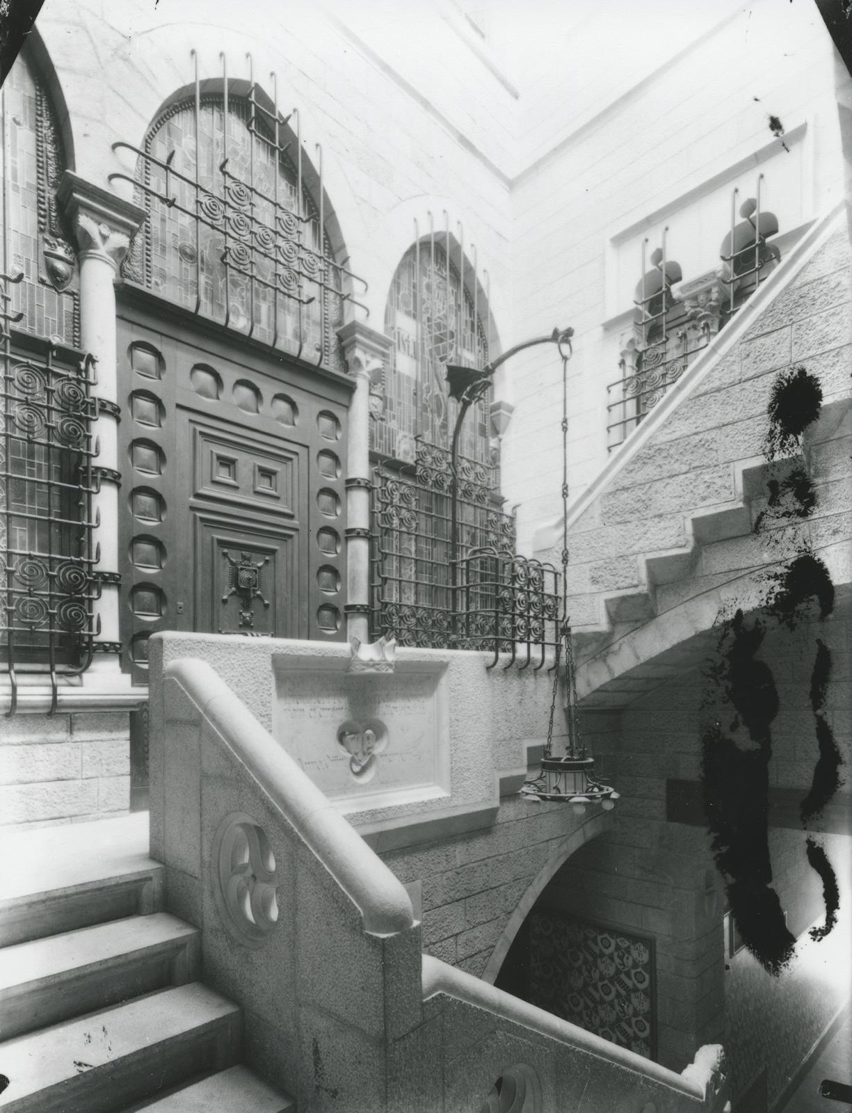 Josep Thomas Bigas, [Internal courtyard of the Salieti house]