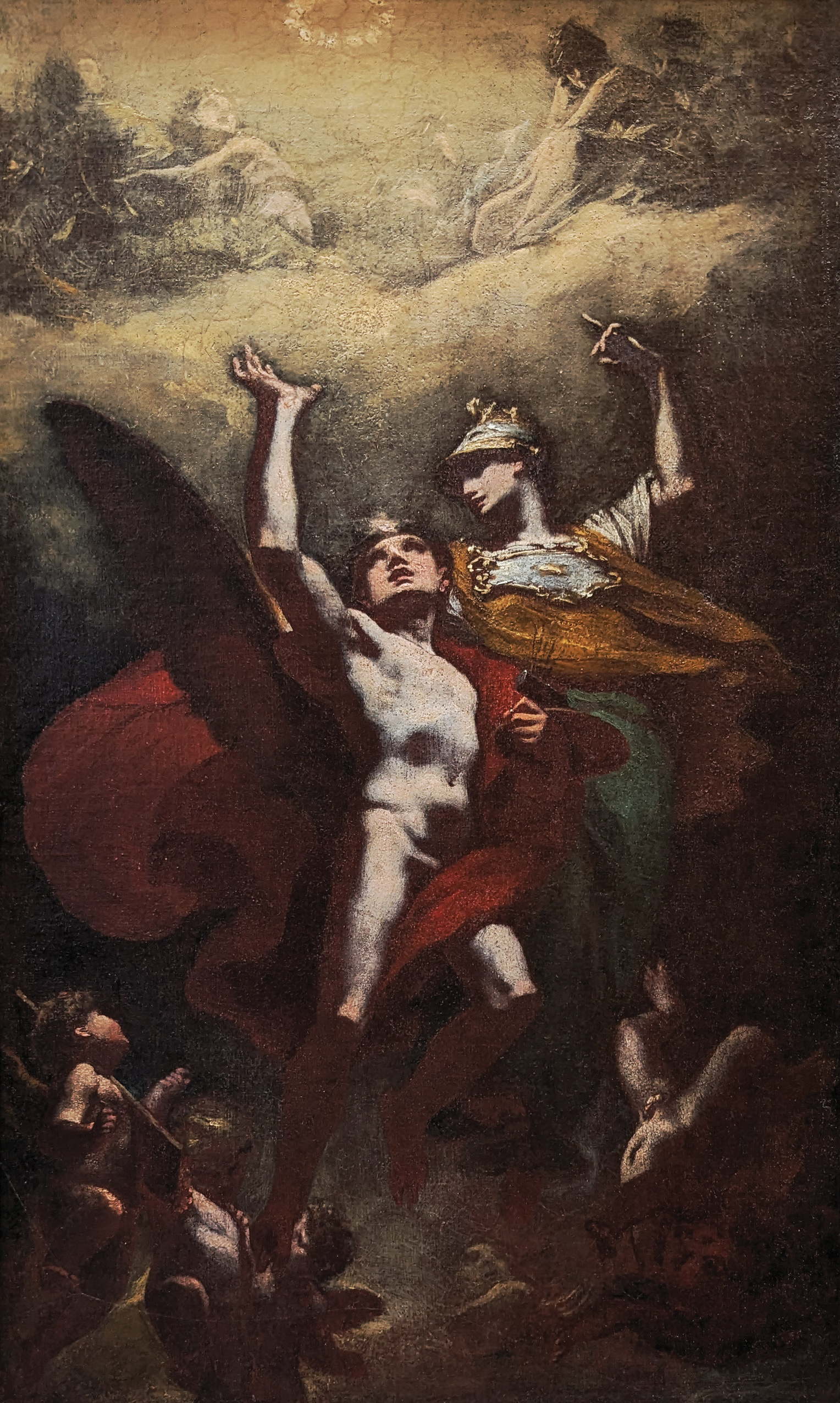 Pierre-Paul Prud'hon, Minerve conduisant le génie des Arts à l'Immortalité