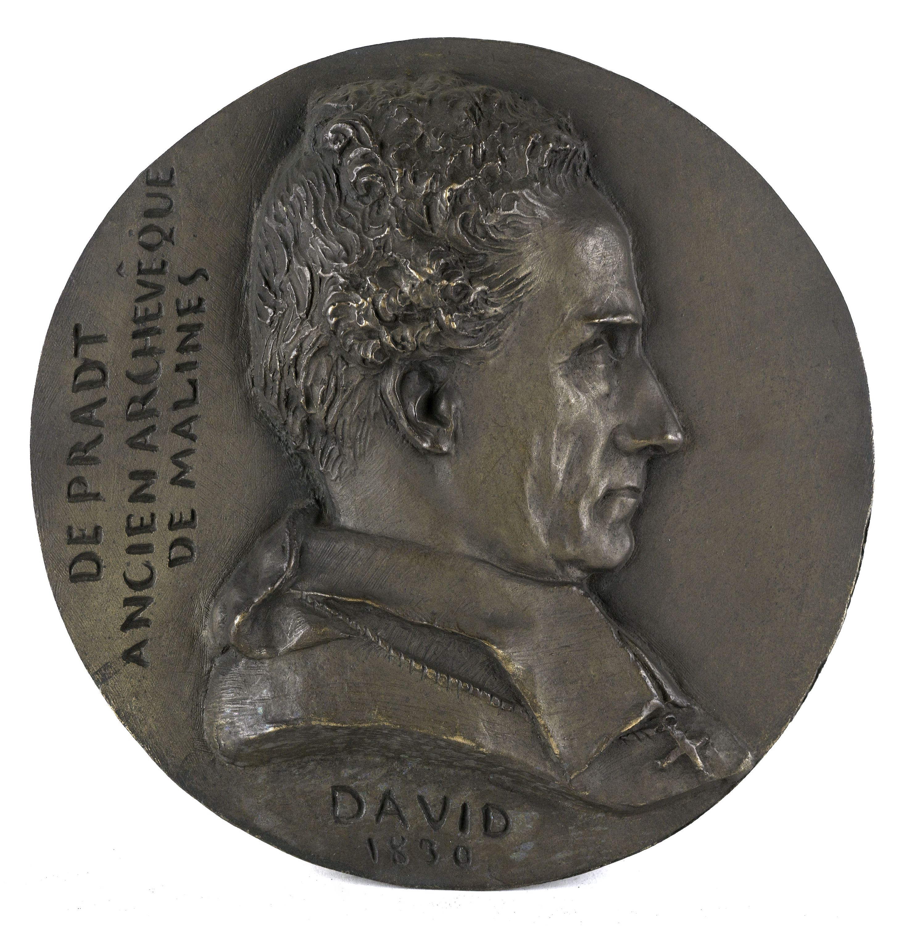 David d'Angers, Portrait de Dominique Frédéric Dufour de Pradt (1759-1837), archevèque de Malines, historien et diplomate