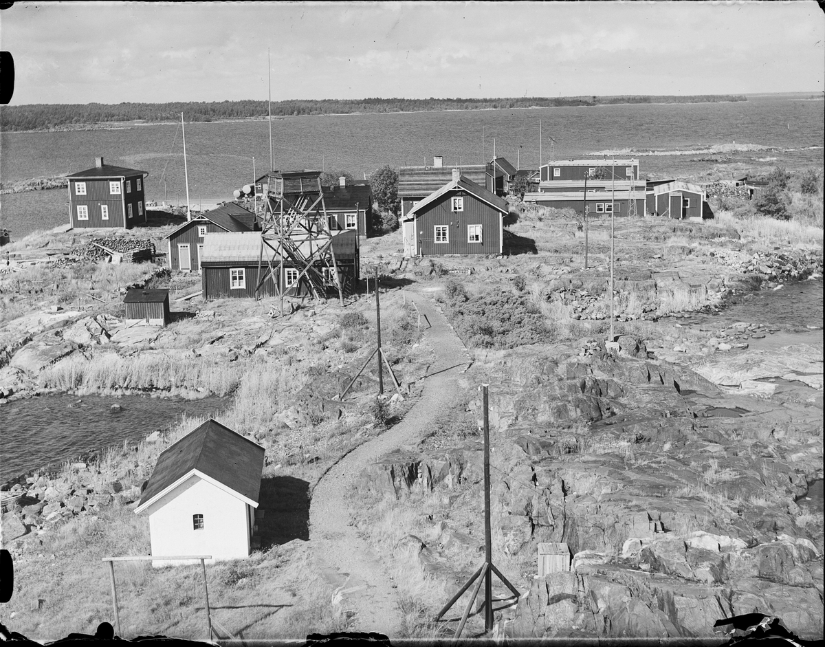 Skötsner-Edhlund, Vy från fyrplatsen Svartklubben, Singö, Uppland
