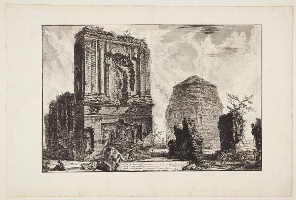Giovanni Battista Piranesi, Pisone Liciniano's og Cornelia-familiens grave ved Via Appia
