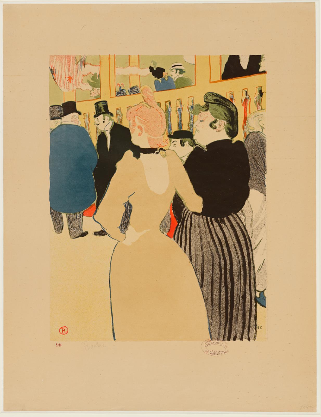 Henri de Toulouse-Lautrec, Au Moulin Rouge, la Goulue et sa Soeur