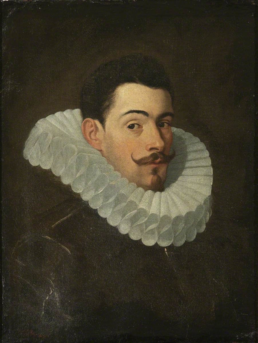 Unknown artist, An Unknown Gentleman in a Cartwheel Collar