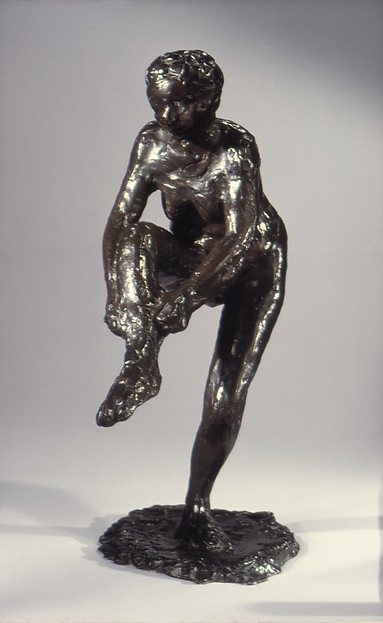 Edgar Degas, Dancer Putting on Her Stocking (Third State)