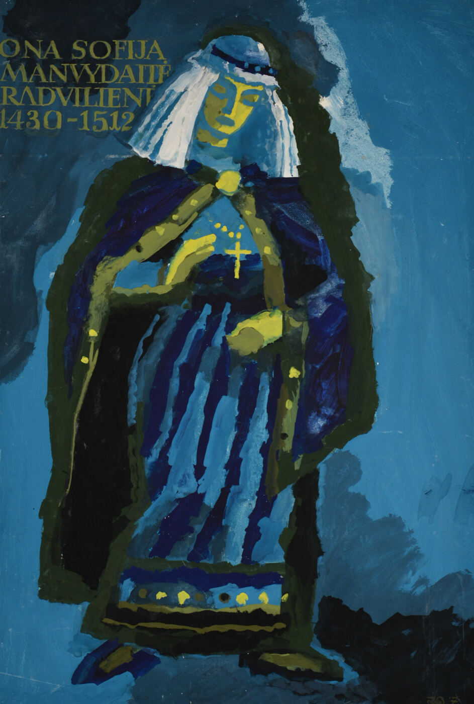 Juozas Galkus, Ona Sofija Manvydaitė Radvilienė (1430–1512)