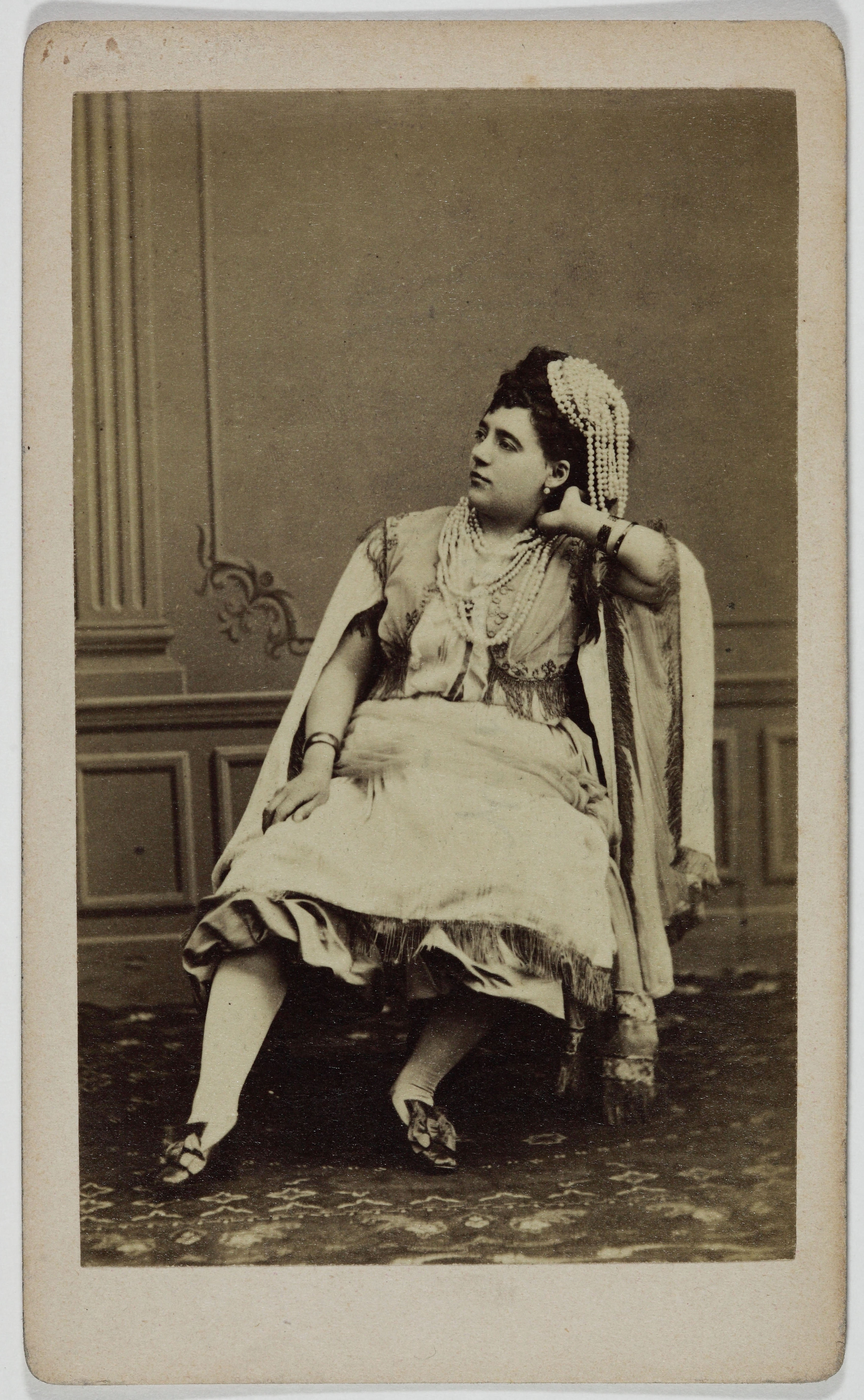 Anonyme, Portrait d'Allonzieux, Marie, (actrice)