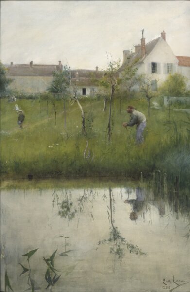 Carl Larsson, Gubben och nyplanteringen