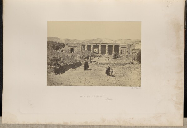 Francis Frith, The Temple of Goorneh, Thebes