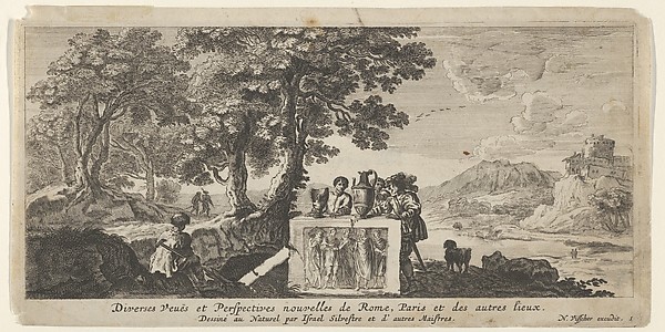 Israel Silvestre, Nancy, from "Diverses Veue et Perspectives nouvelles de Rome, Paris et des autres lieux"