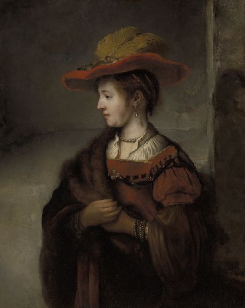 Abraham van Dijck, Saskia van Uylenburgh, the Artist Rembrandt's Wife