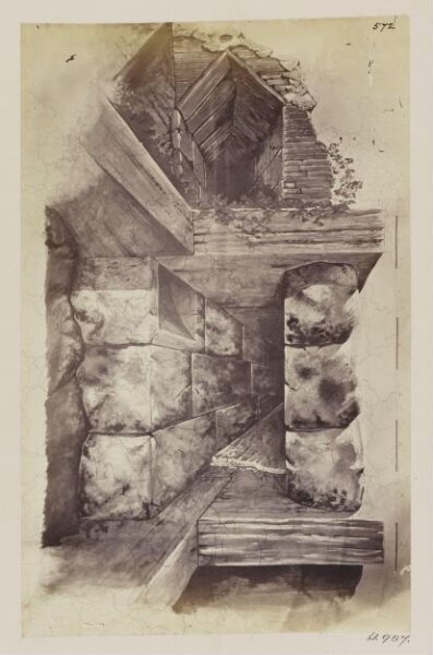 Parker, John Henry, Aqueducts - Specus of the Marcia and Tepula in the City Wall near the Porta di S. Lorenzo.