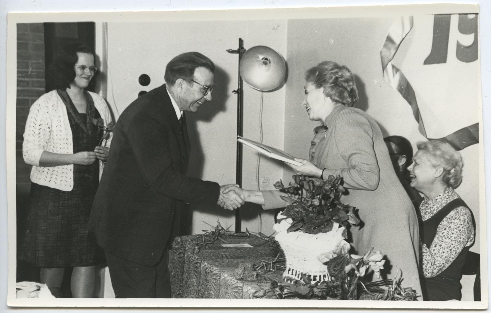Tuui (kujutatu) Koort, solemn act at Lectory 21, which precedes the 10th anniversary conference. October 1971.