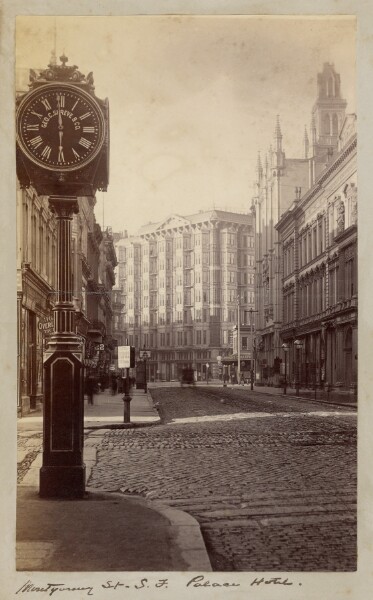 Carleton Watkins, Palace Hotel, Montgomery Street, San Francisco