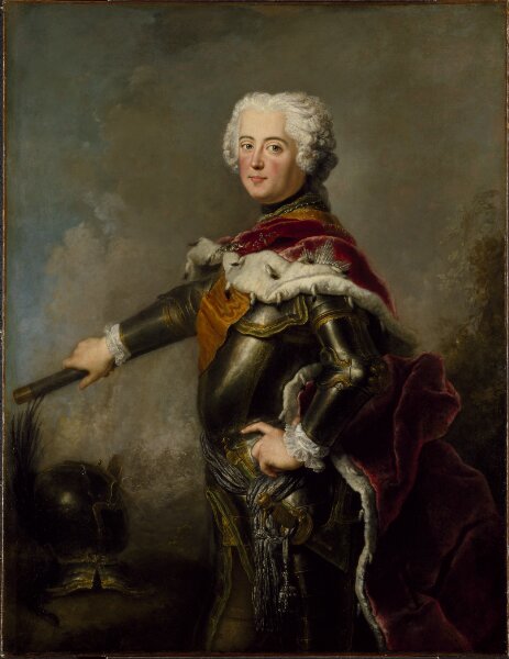 Antoine Pesne, Fredrik II, 1712-1786, kung av Preussen