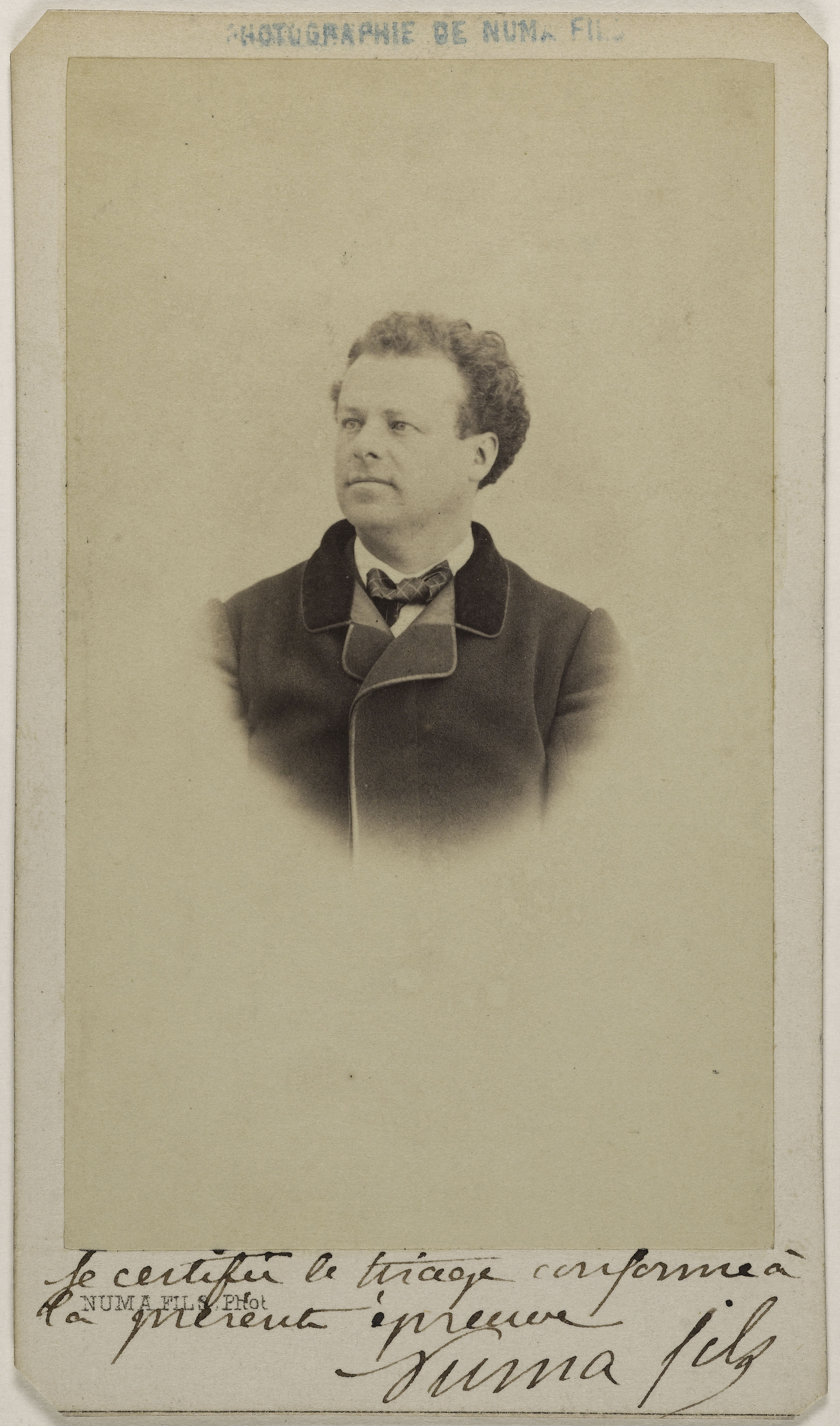 Numa Fils, Portrait de Berthelier, Jean-François Philibert, (1830-1888), (acteur, chanteur)
