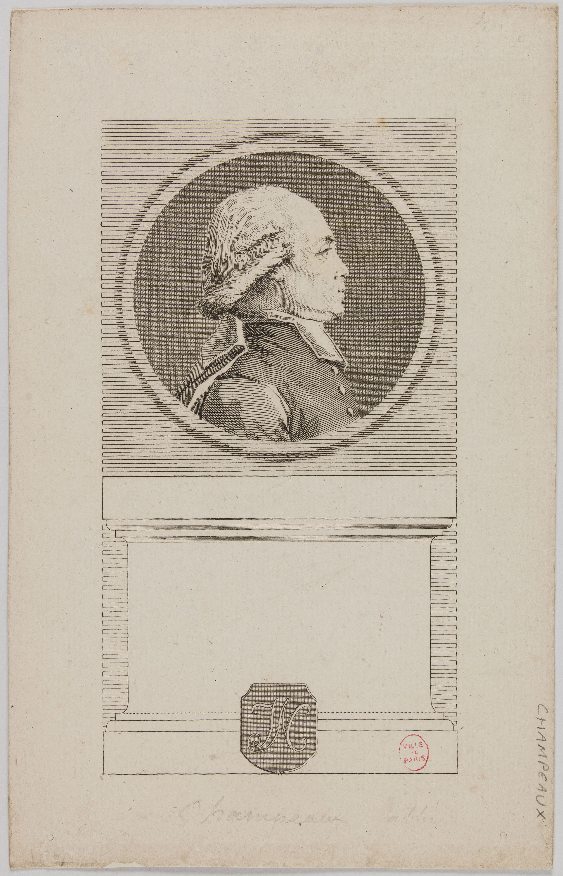 Anonyme, Portrait de Jos.ph Nic.as de Champeaux