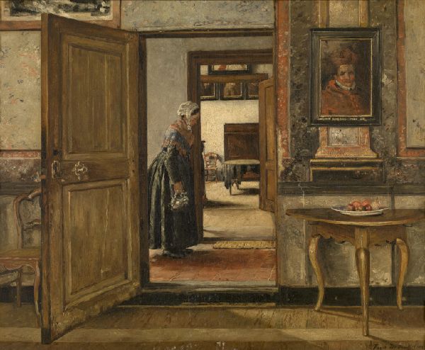 Henri De Braekeleer, Interior of the Terninck Institution in Antwerp