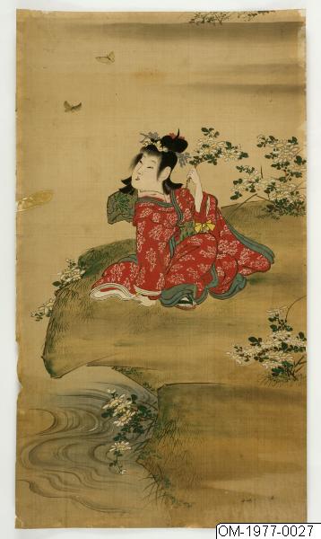 Kitagawa Kikumaro, Målning, Bildkonst, Painting