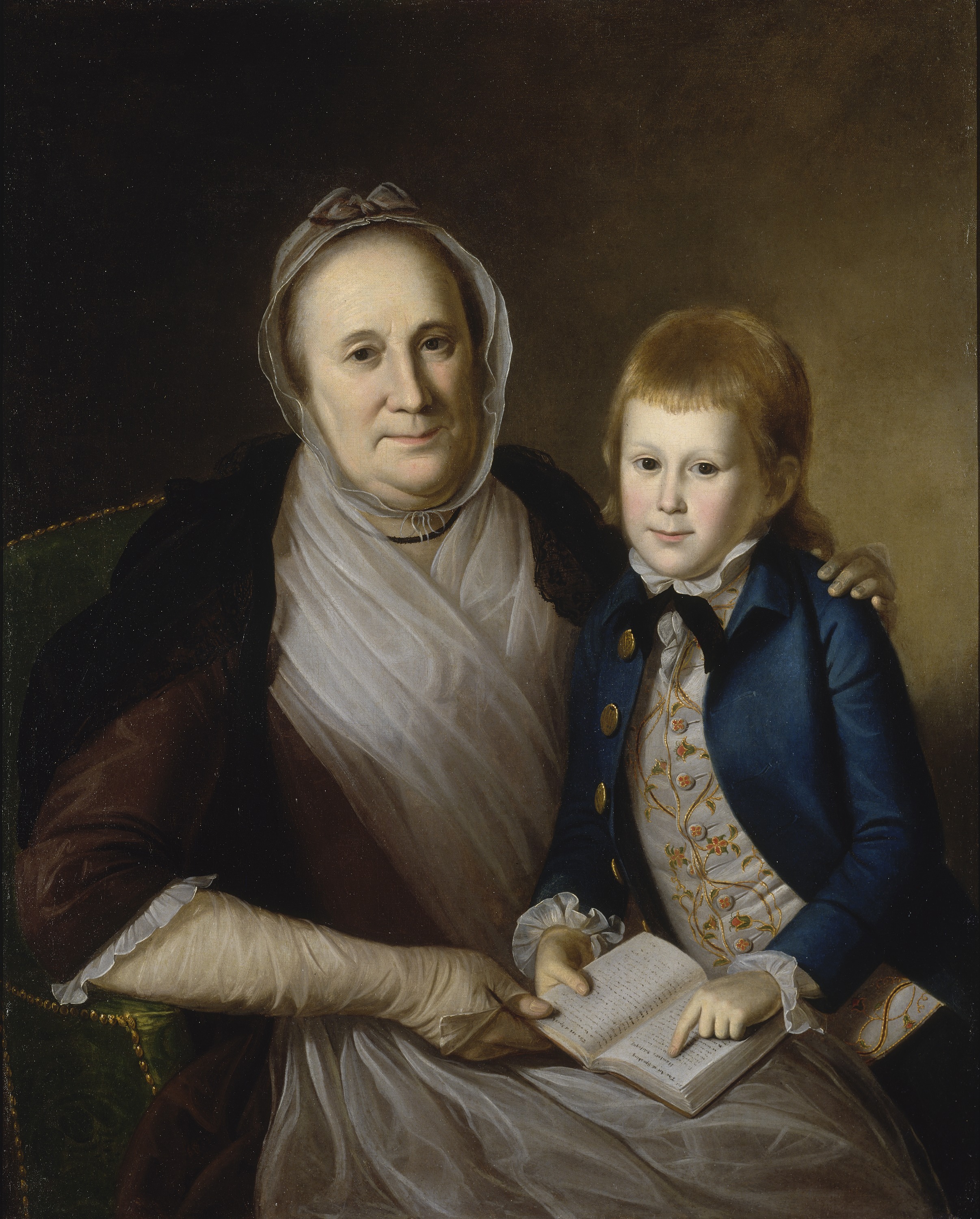 Charles Willson Peale, Mrs. James Smith and Grandson