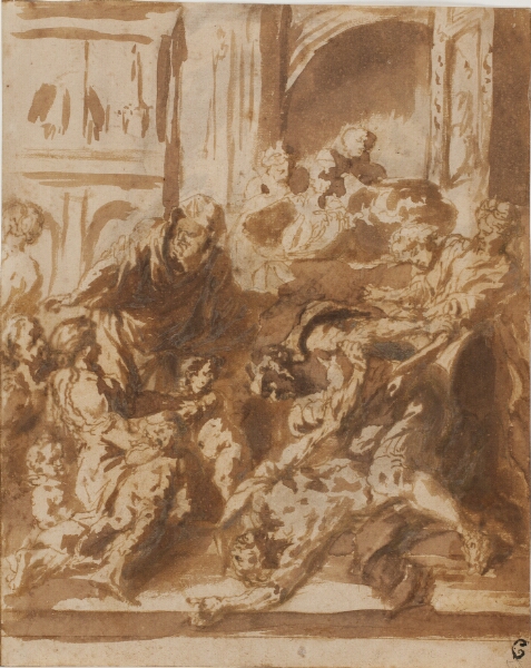 Jan Miel, Den hellige Erasmus' martyrium (?)