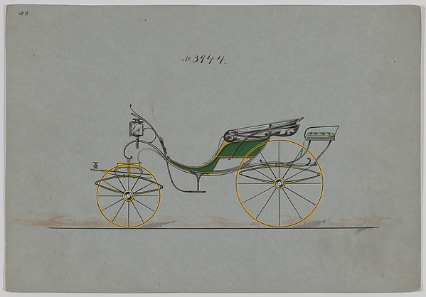 Brewster & Co., Design for Pony Phaeton, no. 3944