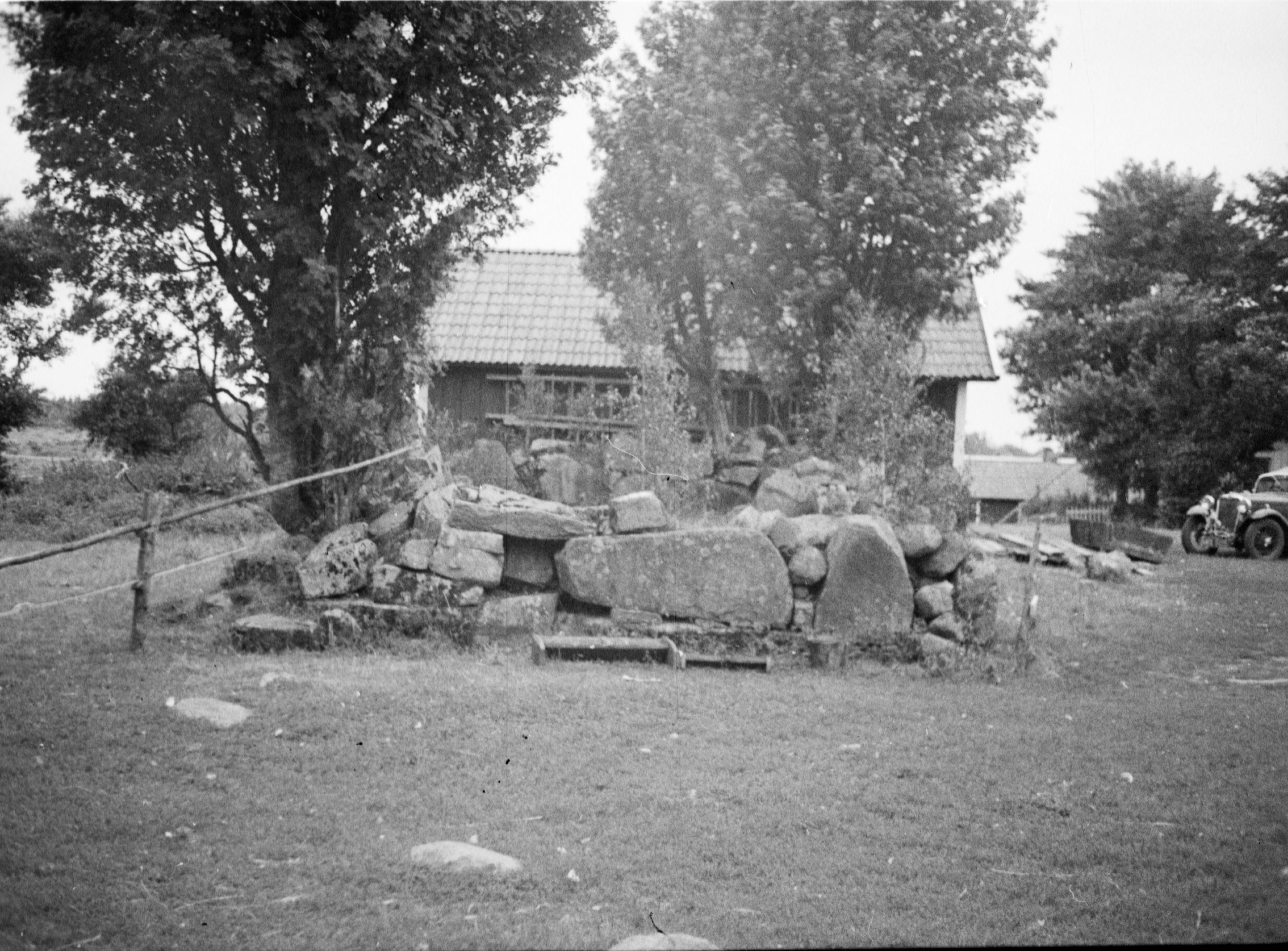 E. Lundberg, Börstig, Sandhems kyrkoruin (Mussla kyrkoruin)