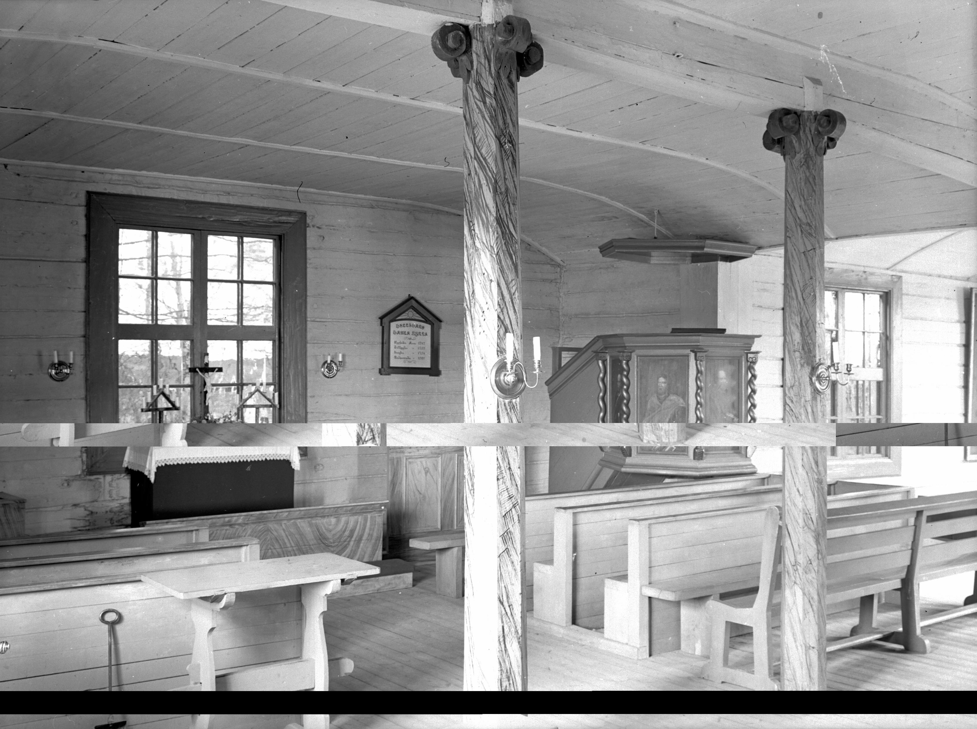Iwar Anderson, Gällivare, gamla kyrkan