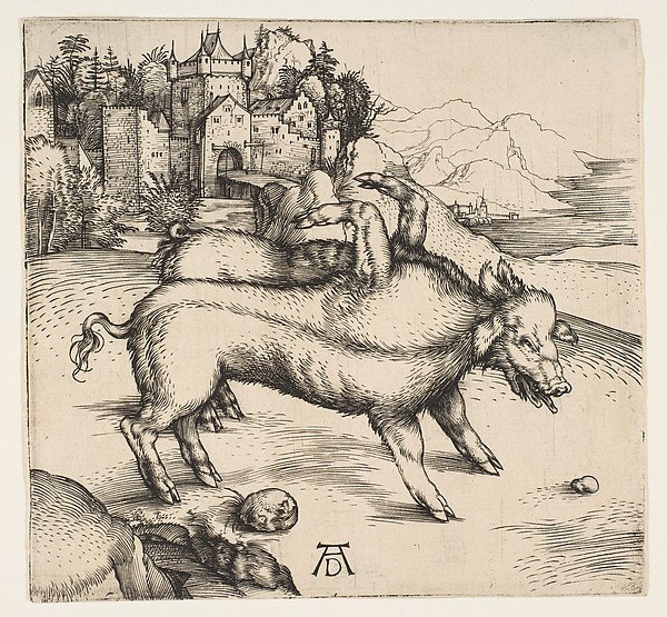 Albrecht Dürer, The Monstrous Pig of Landser