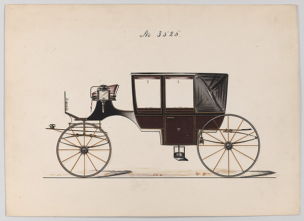 Brewster & Co., Design for Landau, No. 3525